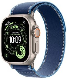 Apple Watch Ultra 3 Trail Armband S/M blau, natur