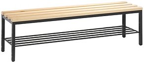 CP Garderobenbank mit Schuhrost Basic 8051-010 S10001 buche Holz 150,0 cm