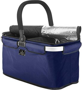 Thumbnail - Genius Einkaufskorb Falko Duo Stoff dunkelblau