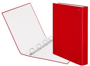 VELOFLEX Basic Ringbuch 4-Ringe rot 4,0 cm DIN A4