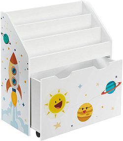 SONGMICS Kinderregal weiß 62,5 x 29,5 x 70,0 cm, 1 St.