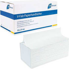 Meditrade® Papierhandtücher 6721 Zick-Zack-Falzung 2-lagig 3.150 St.