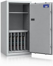 ISS safe4key Schlüsseltresor lichtgrau mit 280 Haken, Elektronikschloss, 50,0 x 42,0 x 100,0 cm, 1 St.