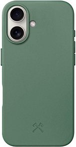 WOODCESSORIES Bio Case Handy-Cover für Apple iPhone 16 grün