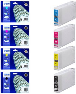 EPSON T7911/T7912/T7913/T7914 schwarz, cyan, magenta, gelb Druckerpatronen, 4er-Set