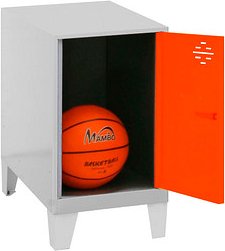 Thumbnail - Simonrack Spind SIMONLOCKER DISM grau, orange 8425437121166, 1 Schließfach 40,0 x 50,0 x 57,5 cm