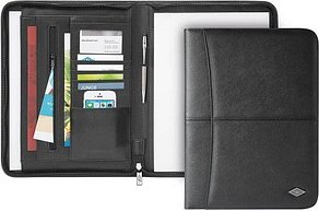 WEDO Konferenzmappe Accento Lederimitat DIN A4 schwarz