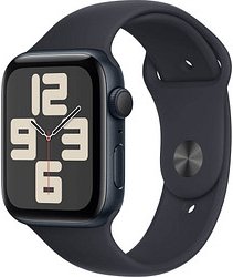Apple Watch SE 44 mm (GPS) Sportarmband M/L mitternacht