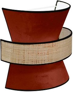 meet powered by PAPERFLOW Gatsby Wandleuchte weinrot