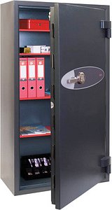 Thumbnail - phoenix Tresor Mercury Sicherheitsstufe 2 nach EN 1143-1 mit Feuerschutz graphitgrau 86,0 x 50,0 x 163,0 cm