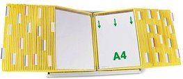 Thumbnail - tarifold Sichttafelsystem 434604 DIN A4 gelb mit 60 St. Sichttafeln, 1 St.