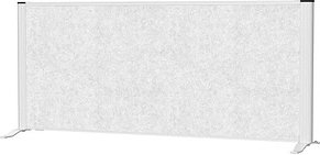MAUL Akustik-Tischtrennwand MAULconnecto 9852295, hellgrau 120,0 x 50,0 cm, 1 St.