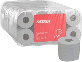 Thumbnail - KATRIN Toilettenpapier 250 LONG 3-lagig Recyclingpapier, 48 Rollen