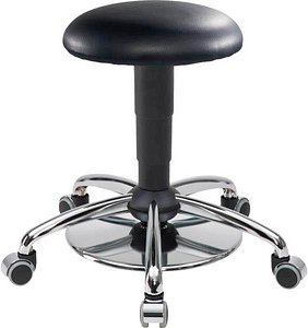 meychair Arbeitshocker A1-MED-TR-KL-FG 09127 schwarz Kunstleder