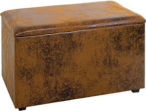 Thumbnail - HAKU Möbel Sitztruhe 25873 vintage-braun Holz 65,0 cm