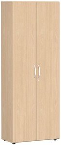 geramöbel Garderobenschrank Flex, S-386128-BB buche 2 Fachböden 80,0 x 42,0 x 216,0 cm
