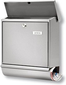 BURG WÄCHTER Briefkasten Comfort - Set 32680 silber