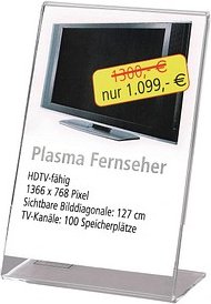 SIGEL Tischaufsteller DIN A7 einseitig, 10 St.