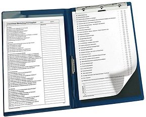 AVERY Zweckform Klemmbrettmappe 2301 DIN A4 blau Karton, 1 St.