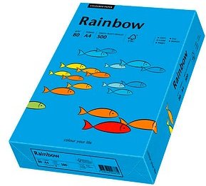 Rainbow Kopierpapier intensivblau DIN A4 80 g/qm 500 Blatt
