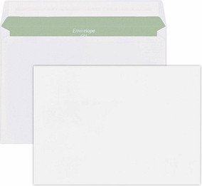 MAILmedia Briefumschläge Envirelope® DIN C5 ohne Fenster recycling-weiß haftklebend 500 St.