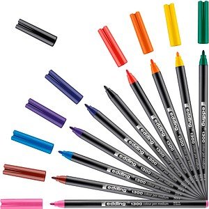 edding 1300 Filzstifte farbsortiert, 10 St.