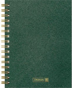 BRUNNEN Notizbuch Premium Wire DIN A5 punktkariert, dunkelgrün Hardcover 192 Seiten