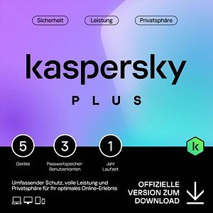 Thumbnail - KASPERSKY Plus Sicherheitssoftware Vollversion (Download-Link)