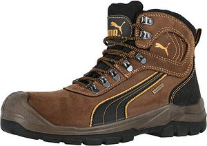 Thumbnail - PUMA® Herren S3 Sicherheitsschuhe "SIERRA NEVADA MID" SCUFF CAPS braun Größe 41