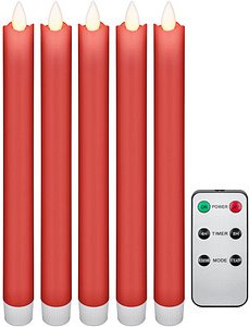 goobay LED-Kerzen rot