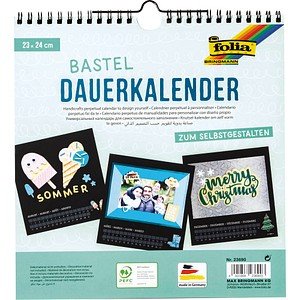 folia Kalender zum Selbstgestalten 23,0 x 24,0 cm jahresunabhängig, 1 St.