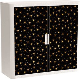 Thumbnail - PAPERFLOW easyOffice Classic Chic Rollladenschrank 60008 2 Fachböden 110,0 x 41,5 x 104,0 cm