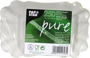 PAPSTAR Pappschalen pure 14,0 x 3,0 cm, 250 St.
