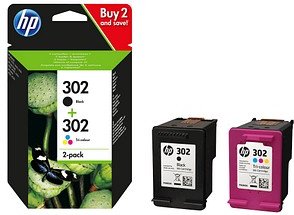 HP 302(X4D37AE) schwarz, color Druckerpatronen, 2er-Set