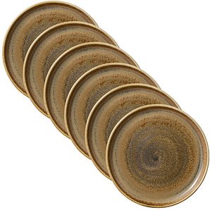 HEART & SOUL Dessertteller Perfect Match Cumin hellbraun Ø 21,0 cm, 6 St.