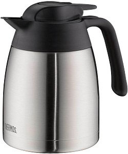 THERMOS® Isolierkanne THV silber, schwarz 1,0 l