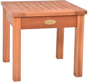 Thumbnail - Garden Pleasure Gartentisch SONORA braun quadratisch 40,0 x 40,0 x 35,0 cm