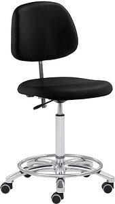 Thumbnail - Mayer Arbeitsdrehstuhl schwarz Kunstleder