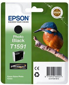 Thumbnail - EPSON T1591 (Eisvogel) Foto schwarz Druckerpatrone