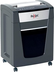 Rexel P515+ Aktenvernichter mit Partikelschnitt P-5, 2 x 15 mm, bis 15 Blatt, grau