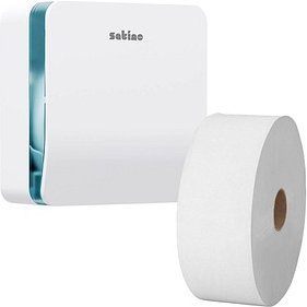 Satino Toilettenpapierspender HYGINITY S JT1 System 333404 weiß Kunststoff, 1 St.