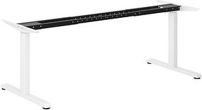 actiforce STEELFORCE 1050 elektrisch höhenverstellbares Schreibtischgestell weiß ohne Tischplatte, T-Fuß-Gestell weiß 11...