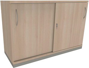 fm Schiebetürenschrank fastline, 4260267323229 akazie 1 Fachboden 120,0 x 44,2 x 78,1 cm