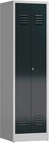 ClassiX Spind anthrazit, lichtgrau X-510708, 1 Schließfach 50,0 x 50,0 x 180,0 cm
