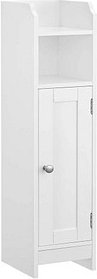VASAGLE Badschrank weiß 18,0 x 20,0 x 80,0 cm