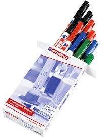 edding 404 Permanentmarker farbsortiert 0,75 mm, 10 St.