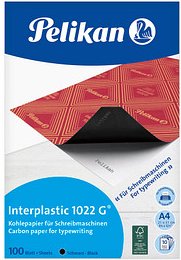 Thumbnail - Pelikan Kohlepapier interplastic 1022 G® 400142584 DIN A4, 100 Blatt