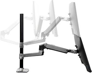 ergotron Monitor-Halterung LX-Dual 45-549-026 silber für 2 Monitore, Tischklemme