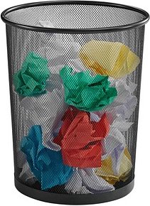 Zeller Meshline Papierkorb 17,5 l anthrazit, 1 St.