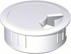 Thumbnail - geramöbel Flex Kabeldurchführung 8,0 cm silber